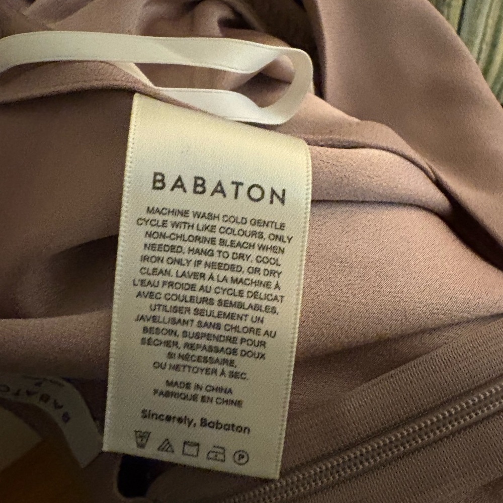 Babaton Mauve-Taupe Ruched Pencil Skirt with Front Slit - Picture 6 of 7